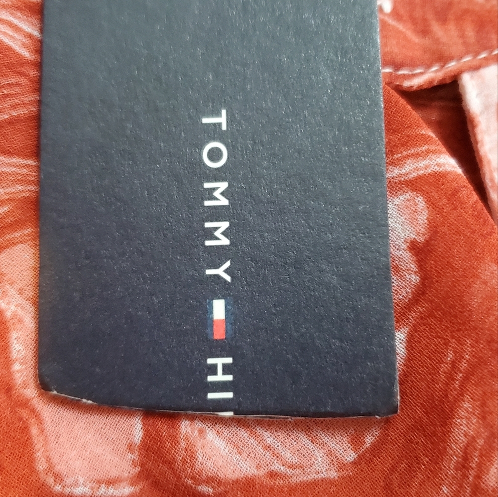 Tommy Hilfiger Roll-Sleeve Blouse NWT 1X - Picture 10 of 11